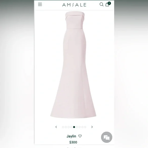 Amsale Jaylin Bridesmaid Dress in Ivory from Bella Bridesmaids - Picture 2 of 4